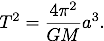 Kepler's Third Law